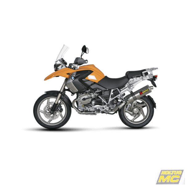 Akrapovic BMW R1200GS 04-09 Slip-On Line oval lyddmper i titanium (EC-godkendt)