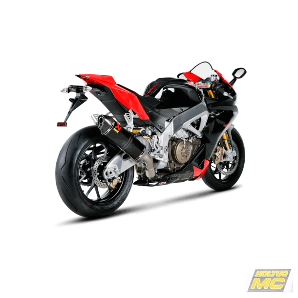 Akrapovic Aprilia RSV4 09-14 Slip-On Line hexagonal lyddmper i carbon