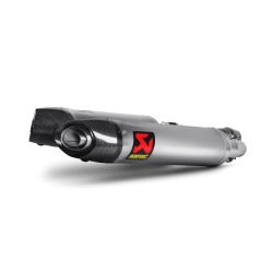 Akrapovic Aprilia SHIVER 750/GT 10-16 Slip-On Line med ovale lyddmpere i titanium (EC godkendt)