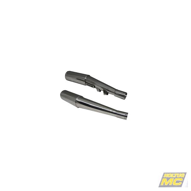 Motad Kawasaki GPZ900R, slip-on med to lyddmpere i rustfri/sort