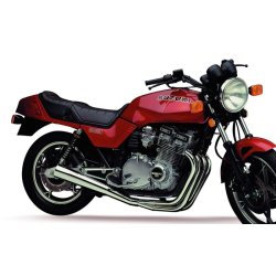 Eagle Suzuki GSX1100E, 4/1 med konisk lyddmper i krom