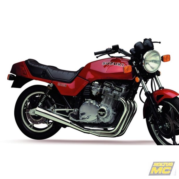 Eagle Suzuki GSX1100E, 4/1 med konisk lyddmper i krom