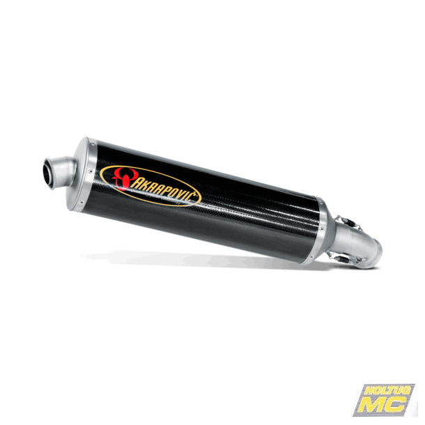 Akrapovic BMW K1200 S 05-08 Slip-On Line oval lyddæmper i carbon (EC godkendt)