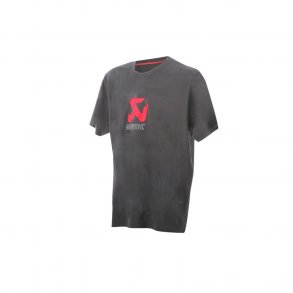 Akrapovic herre T-shirt i gr og med Akrapovic logo