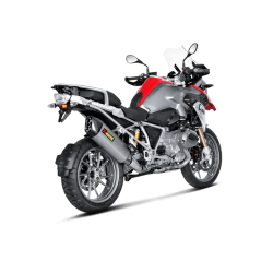 Akrapovic BMW R1200GS Adventure 14-18 forrr 2/1 i titanium i kombination med slip-on system