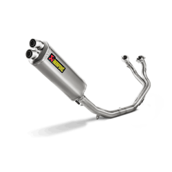 Akrapovic Honda CRF1000L A. T. 16-19 2/1 forrr i rustfri - til brug med slip-on system