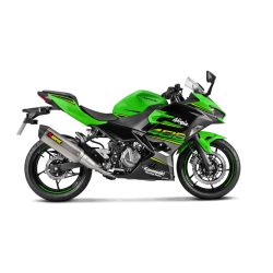 Akrapovic Kawasaki Ninja 400 18-19 forrr i rustfri til brug i kombination med Slip-on Line systemer