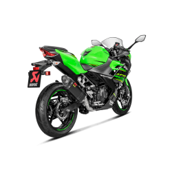Akrapovic Kawasaki Ninja 400 18-19 forrr i rustfri til brug i kombination med Slip-on Line systemer