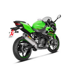 Akrapovic Kawasaki Ninja 400 18-19 forrr i rustfri til brug i kombination med Slip-on Line systemer