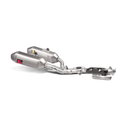 Akrapovic Honda CRF250R 16-17 Evolution Line 1/2 hexagonale  lyddmpere i titanium