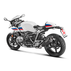 Akrapovic BMW R NineT Racer 17-20 mellemrr i titanium til lav montering af slip-on