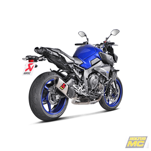 Akrapovic Yamaha MT-10 16-21 mellemrr/collector i titanium til afmontering af katalysator