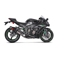 Akrapovic Kawasaki ZX-10R 16-20 Racing Line 4/2/1 rustfri forrr og hexagonal lyddmper i carbon 