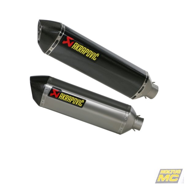 Akrapovic hexagonal titanium lyddmper 