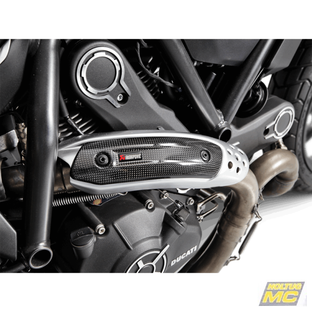 Akrapovic Ducati Monster 797 17-20 varmeskjold i carbon