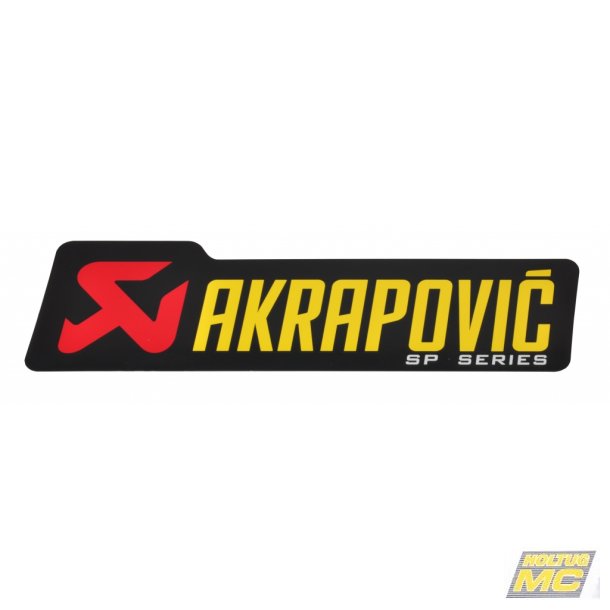 Akrapovic lyddmperemblem, SP/Serie varmeresistent (150 X 45mm)	