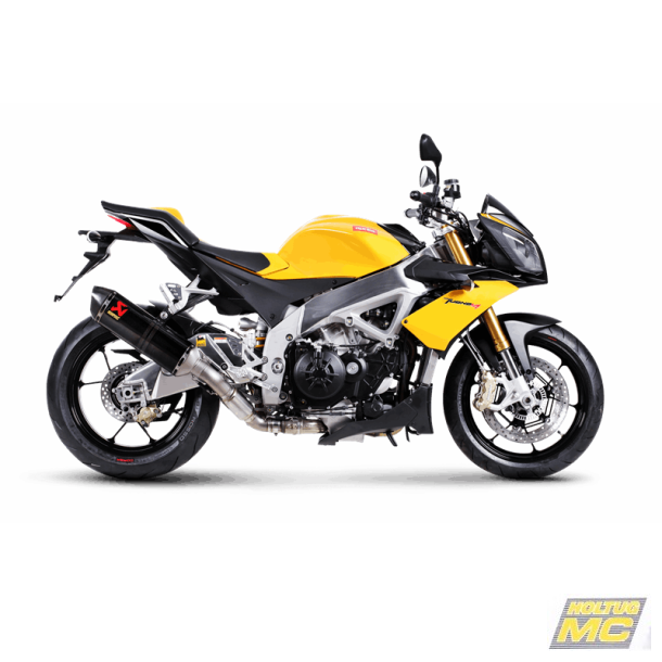 Akrapovic Aprilia Tuono V4 11-16 Slip-On Line med hexagonal lyddmper i carbon