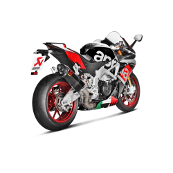 Akrapovic Aprilia RSV4 15-16 Slip-On Line hexagonal lyddmper i carbon
