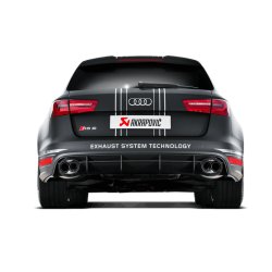 Akrapovic Audi RS6 Avant (C7)  14-18 Evolution Line (Titanium) ECE godkendt