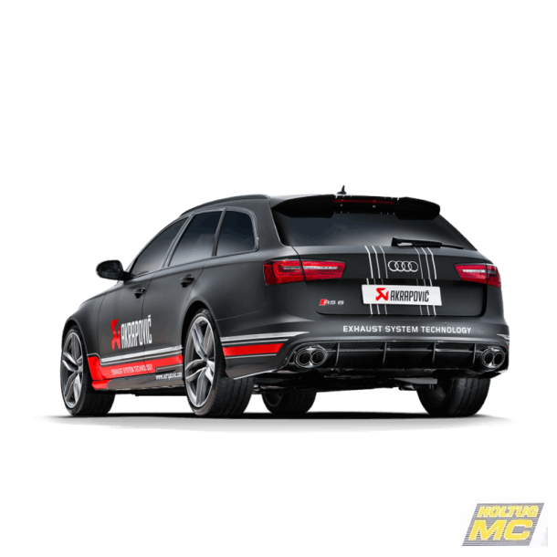 Akrapovic Audi RS6 Avant (C7)  14-18 Evolution Line (Titanium) ECE godkendt