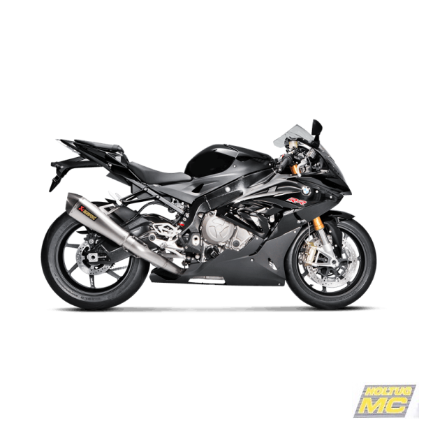 Akrapovic BMW S1000RR 15-18 Racing Line 4/2/1 hexagonal lyddæmper i titanium forrør i rustfri
