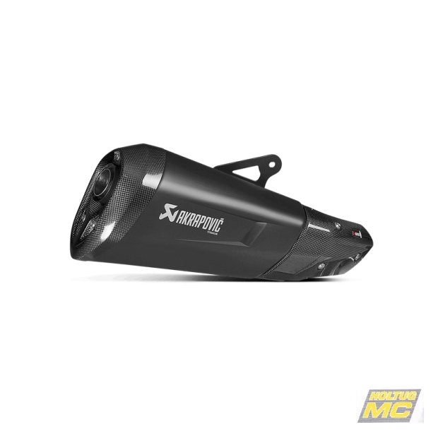 Akrapovic BMW S1000XR 15-19 Slip-On Line hexagonal lyddmper i titanium/sort (ECE godkendt)