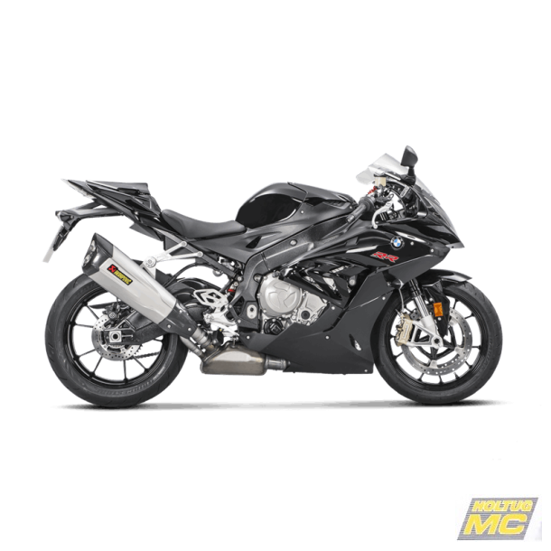 Akrapovic BMW S1000RR 17-18 Slip-On Line hexagonal lyddmper i titanium (ECE godkendt)