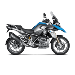 Akrapovic BMW R1200GS 13-16 Slip-On Line hexagonal lyddmper i titanium/sort (EC-godkendt)