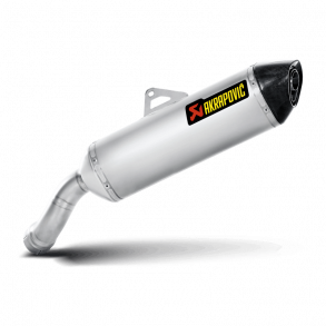 Akrapovic BMW R1200GS Adventure 10-13 Slip-On Line hexagonal lyddmper i titanium (EC-godkendt)