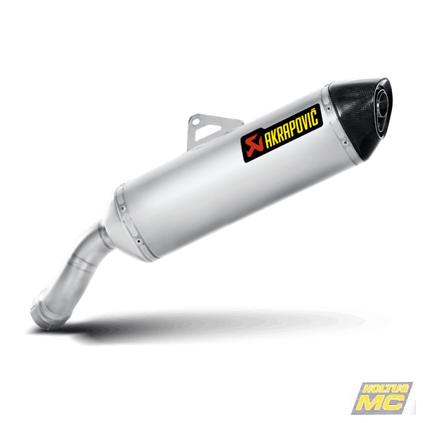 Akrapovic BMW R1200GS Adventure 10-13 Slip-On Line hexagonal lyddmper i titanium (EC-godkendt)