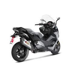 Akrapovic BMW C650 Sport 16-20 Slip-On Line hexagonal lyddmper i titanium (ECE godkendt)