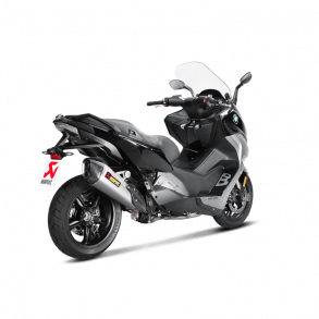 Akrapovic BMW C650 Sport 16-20 Slip-On Line hexagonal lyddmper i titanium (ECE godkendt)