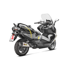 Akrapovic BMW C650 GT 16-20 Slip-On Line hexagonal lyddmper i titanium (ECE godkendt)
