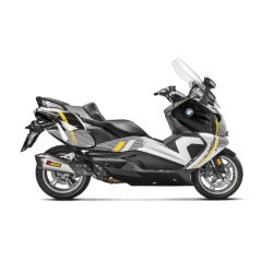 Akrapovic BMW C650 GT 16-20 Slip-On Line hexagonal lyddmper i titanium (ECE godkendt)