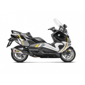 Akrapovic BMW C650 GT 16-20 Slip-On Line hexagonal lyddmper i titanium (ECE godkendt)
