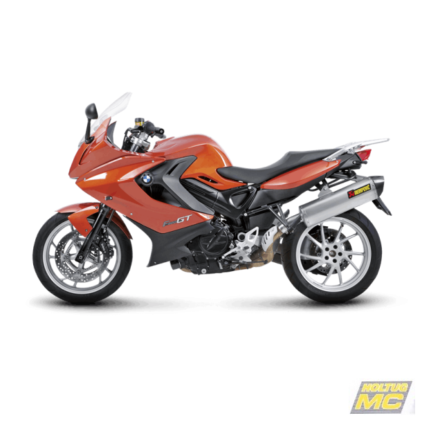 Akrapovic BMW F800GT 13-16 Slip-On Line hexagonal lyddæmper i titanium (EC godkendt)