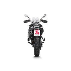 Akrapovic BMW F800GS 08-17 Slip-On Line hexagonal lyddmper i titanium/sort (ECE godkendt)