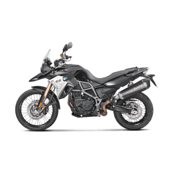 Akrapovic BMW F800GS 08-17 Slip-On Line hexagonal lyddmper i titanium/sort (ECE godkendt)