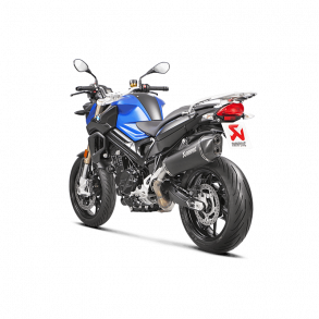 Akrapovic BMW F800R 09-19 Slip-On Line hexagonal lyddmper i titanium/sort (ECE godkendt)