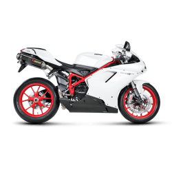 Akrapovic Ducati 1198/1198S 09-11 Slip-On Line hexagonale lyddmpere i carbon