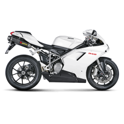 Akrapovic Ducati 848 08-10 Slip-On Line hexagonale lyddmpere i carbon