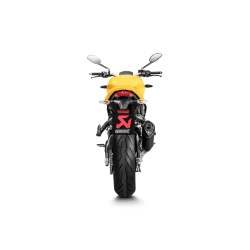 Akrapovic Ducati Monster 821 17-20 Slip-On hexagonal lyddmper i titanium/sort