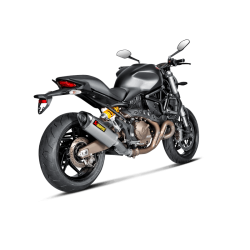 Akrapovic Ducati Monster 821 14-16 mellemrr i titanium uden katalysator