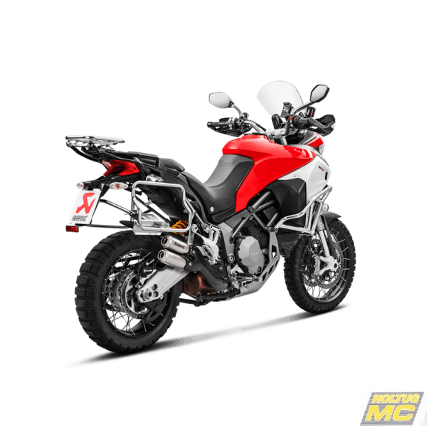 Akrapovic Ducati Multistrada 1200 EN 17-18 Slip-On Line GP-type lyddmpere i titanium (ECE godkendt)