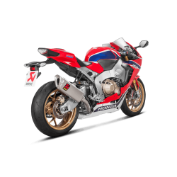 Akrapovic Honda CBR1000RR 17-19 Racing Line hexagonal lyddmper i titanium og forrr i rustfri