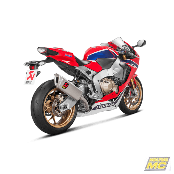 Akrapovic Honda CBR1000RR 17-19 Racing Line hexagonal lyddmper i titanium og forrr i rustfri