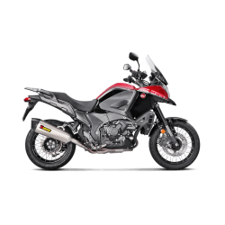 Akrapovic Honda VFR1200X Crosstourer 16-20 Slip-On Line hexagonal lyddmper i titanium(ECE godkendt)
