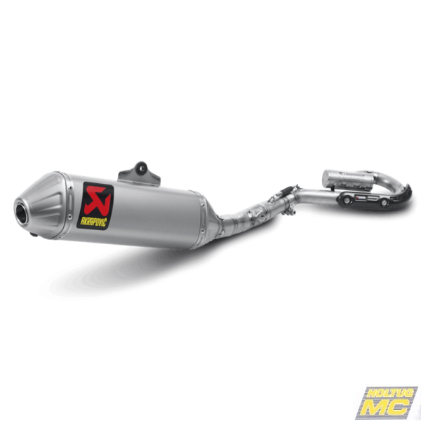Akrapovic Honda CRF250R 11-13 Evolution Line 1/1 hexagonal lyddmper i titanium og forrr i titanium