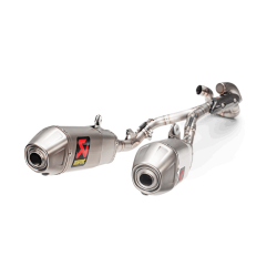 Akrapovic Honda CRF450R 17-20 Racing Line 1/2 hexagonale lyddmpere i titanium