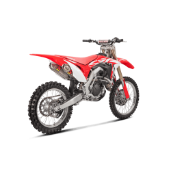 Akrapovic Honda CRF450R 17-20 Evolution Line 1/2 hexagonale lydd�mpere i titanium, forr�r i titanium